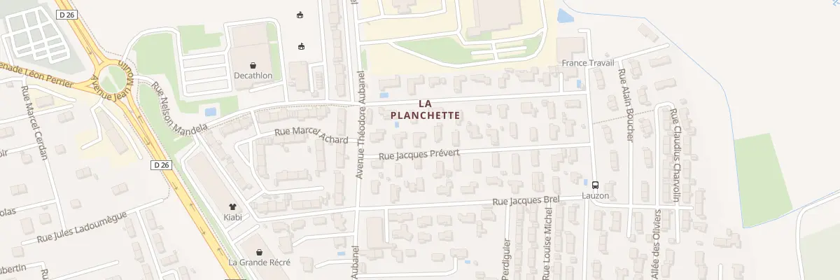 Plan du 67 Rue Jacques Prevert à Bollène