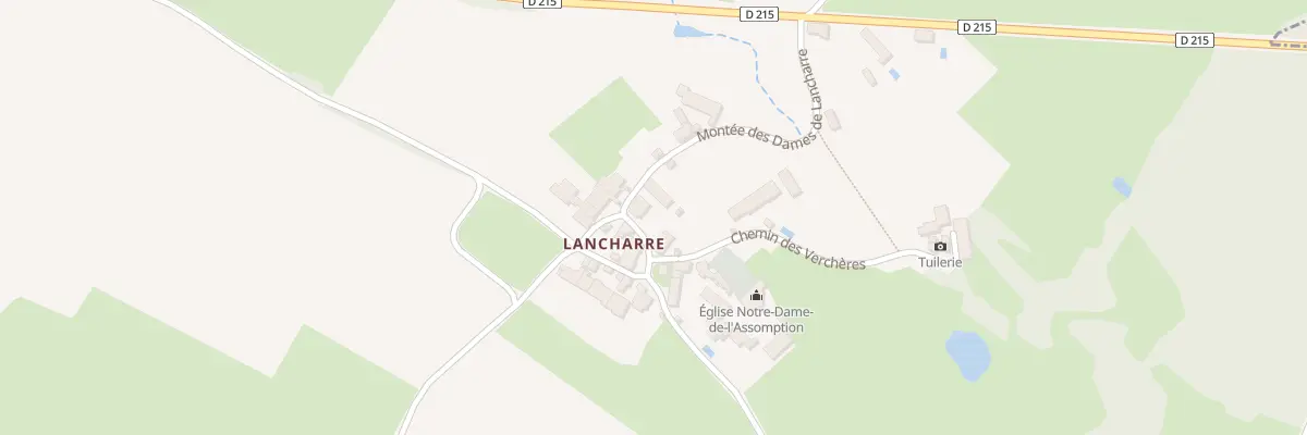 Plan du 7 Mte des Dames de Lancharre à Chapaize