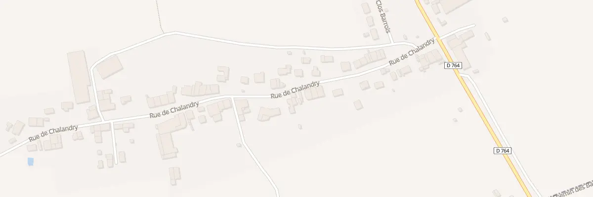 Plan du 25 Rue de Chalandry aux Ayvelles