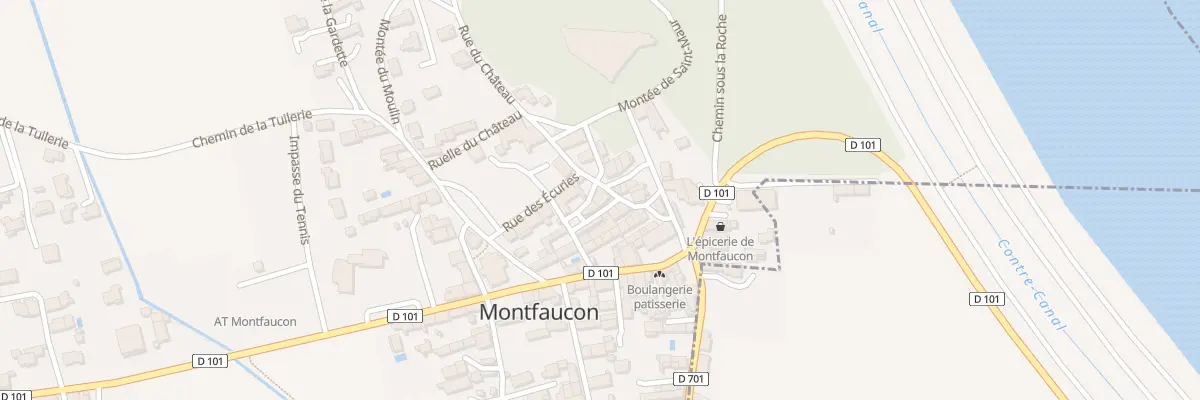 Plan du 17 Rue du Château à Montfaucon