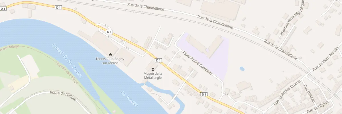 Plan du 50 Rue de la Vallée à Bogny-sur-Meuse