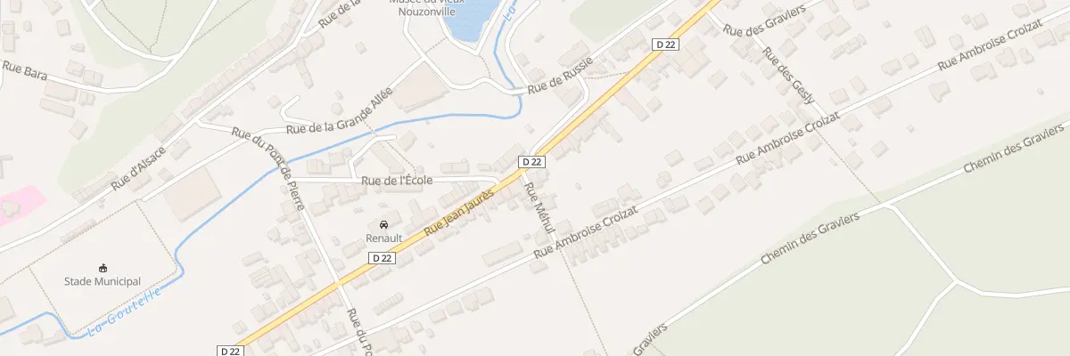 Plan du 110 Rue Jean Jaurès à Nouzonville
