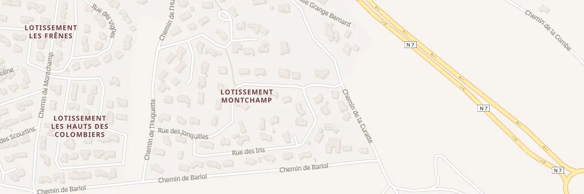 Plan du 27 Lot Montchamp à Malataverne