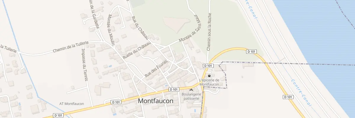 Plan du 10 Rue du Château à Montfaucon