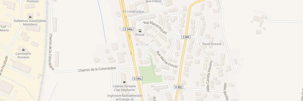 Plan du 31 Rue Marcel Proust à Montélimar
