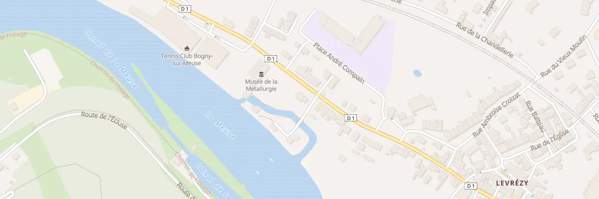 Plan du 89 Rue de la Vallée à Bogny-sur-Meuse