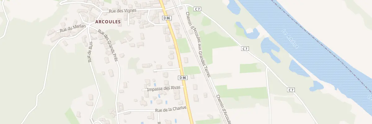 Plan du 126 Rue d’Arcoules à Limony