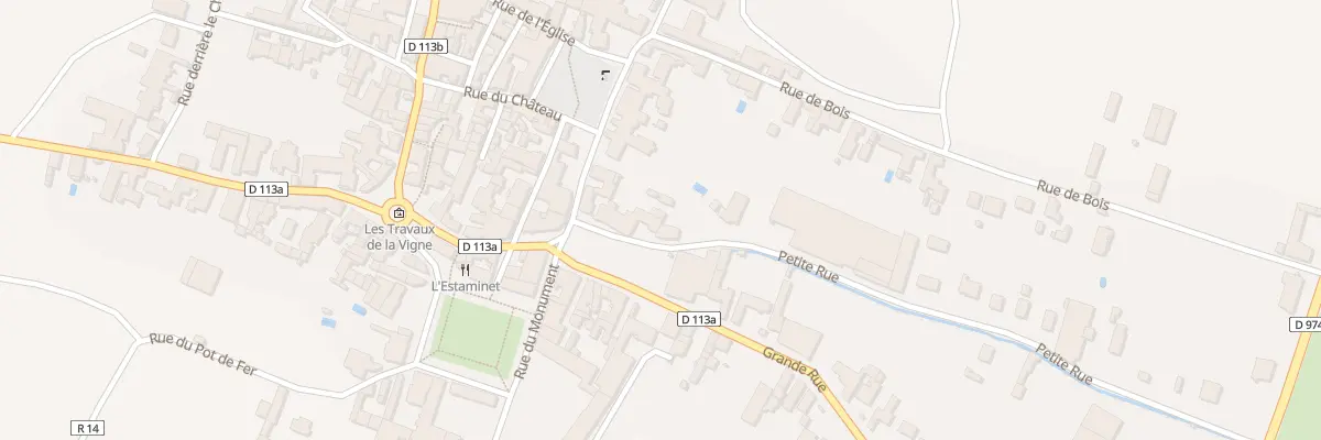 Plan du 6 Ptr Petite Rue à Puligny-Montrachet