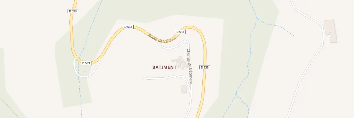 Plan du 5136 Batiment à Champis