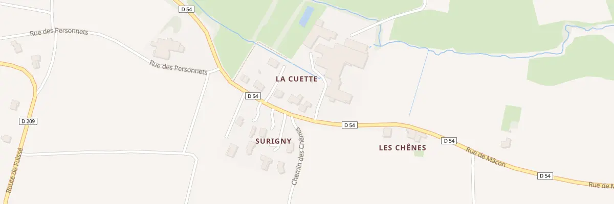 Plan du 163 Rte de Mâcon à Davayé