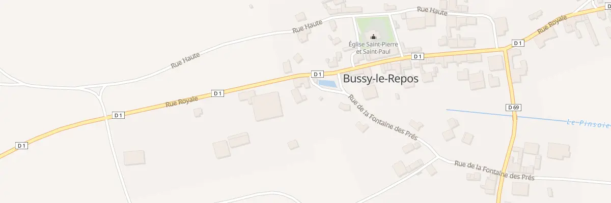 Plan du 2 Rue de la Fontaine à Bussy-le-Repos