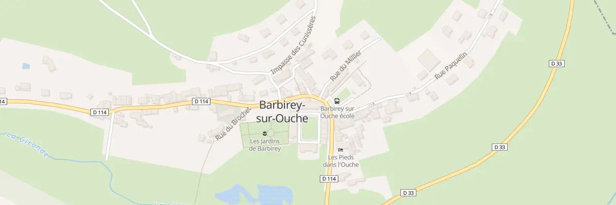 Plan du 1 Rue de Jaugey à Barbirey-sur-Ouche