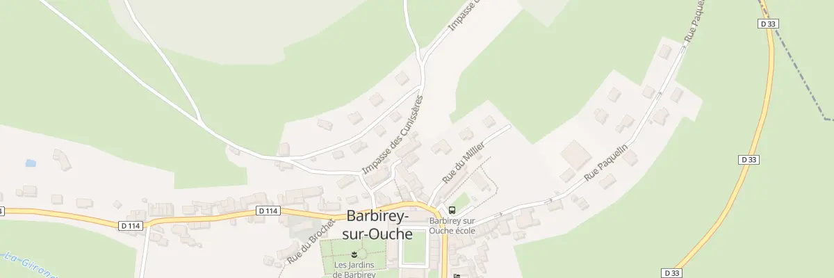 Plan du 13 Imp des Cunisseres à Barbirey-sur-Ouche