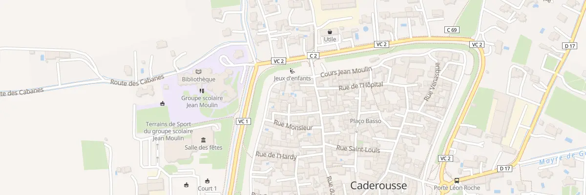 Plan du 4 Imp Fond du Sac à Caderousse
