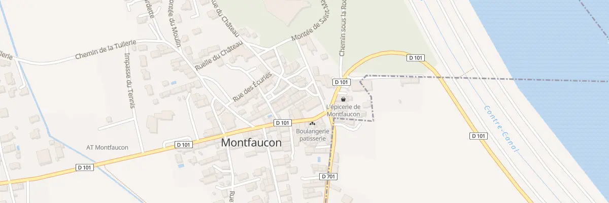 Plan du 7 Rue du Château à Montfaucon