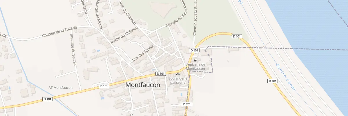 Plan du 3 Rue du Château à Montfaucon