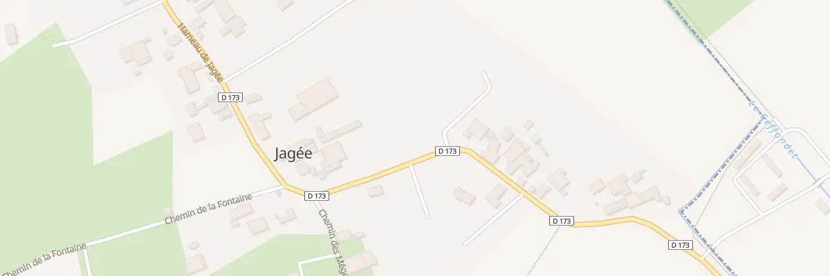 Plan du 14D Ham de Jagée à Ceffonds