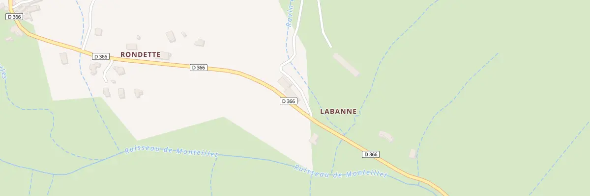 Plan du 2831 Rte de Celles les Bains à Rompon