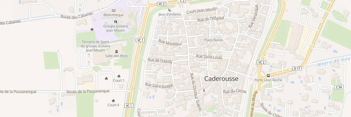 Plan du 4 Rue du Docteur Millet à Caderousse