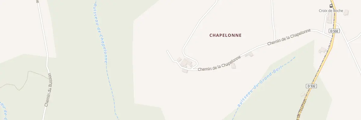 Plan du 460 Che de Chapelonne à Étables