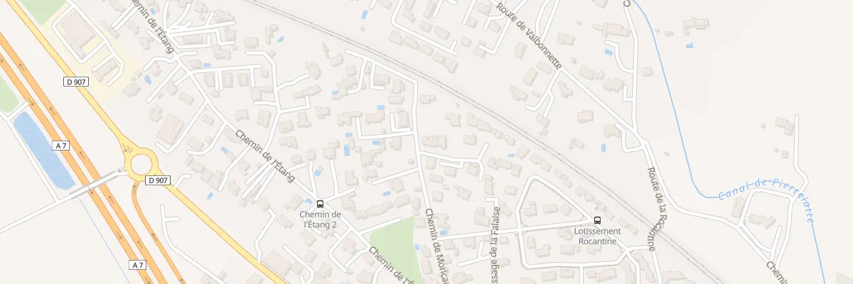 Plan du 565 Che de Moricaud à Piolenc