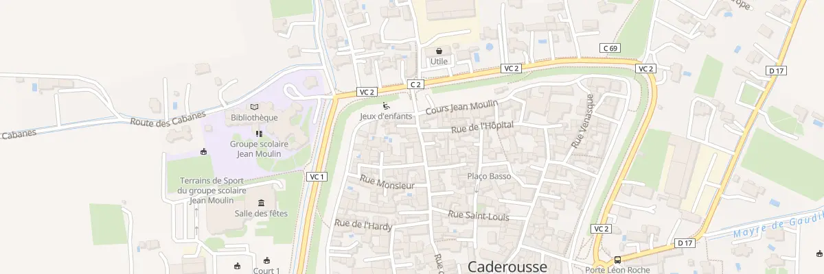 Plan du 4 Rue du Docteur Guerin à Caderousse