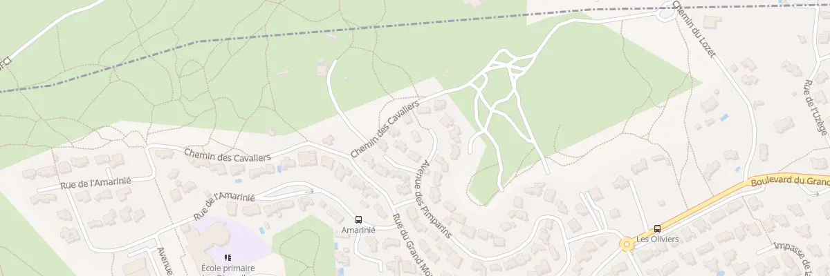 Plan du 55 Av des Pimparins aux Angles