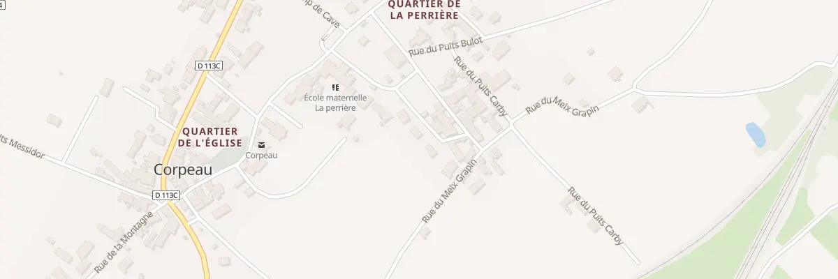 Plan du 8 Rue Chaude à Corpeau