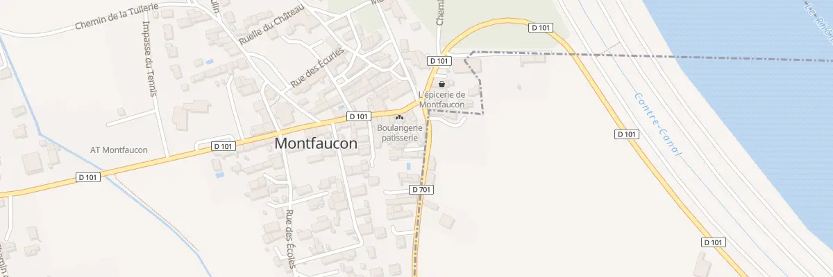 Plan du 1 Imp du Four à Montfaucon