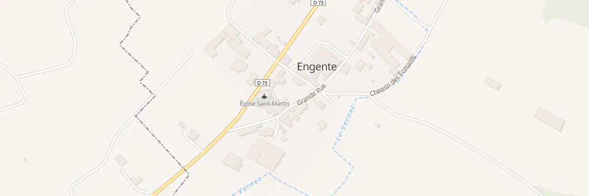 Plan du 5 Rue Grande Rue à Engente