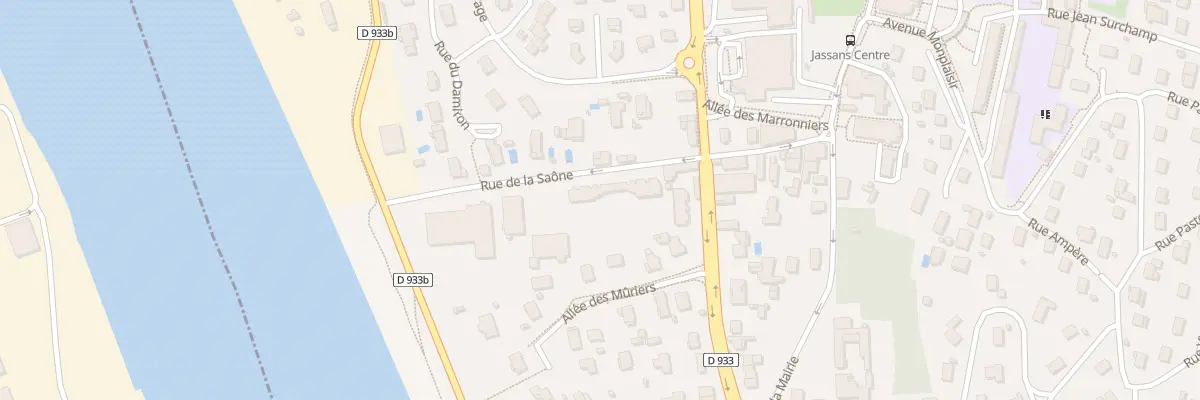 Plan du 170D Rue de la Saône à Jassans-Riottier