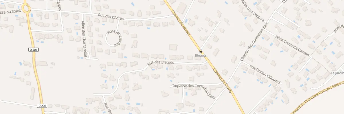 Plan du 8 Rue des Bleuets à Montélimar
