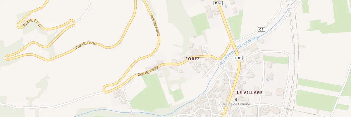 Plan du 120 Rue du Forez à Limony