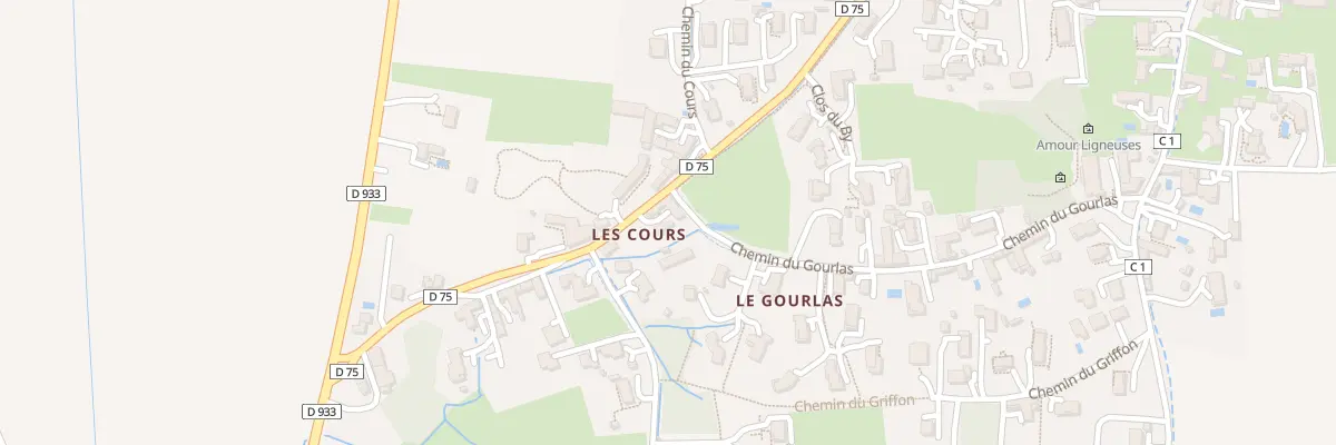 Plan du 5262 Aux Cours à Fareins