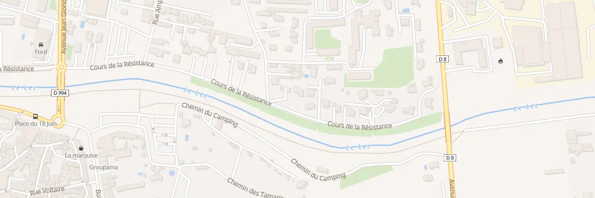 Plan du 709 Crs de la Resistance à Bollène