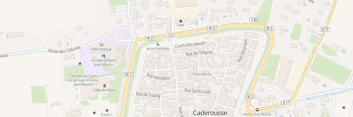 Plan du 3 Rue du Docteur Guerin à Caderousse