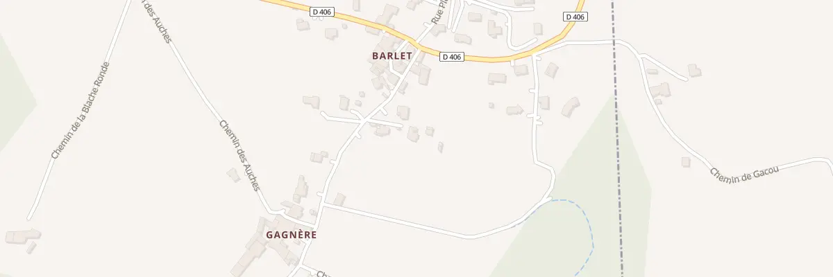 Plan du 5125 Barlet à Colombier-le-Cardinal