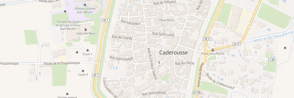 Plan du 32 Rue du Docteur Guerin à Caderousse