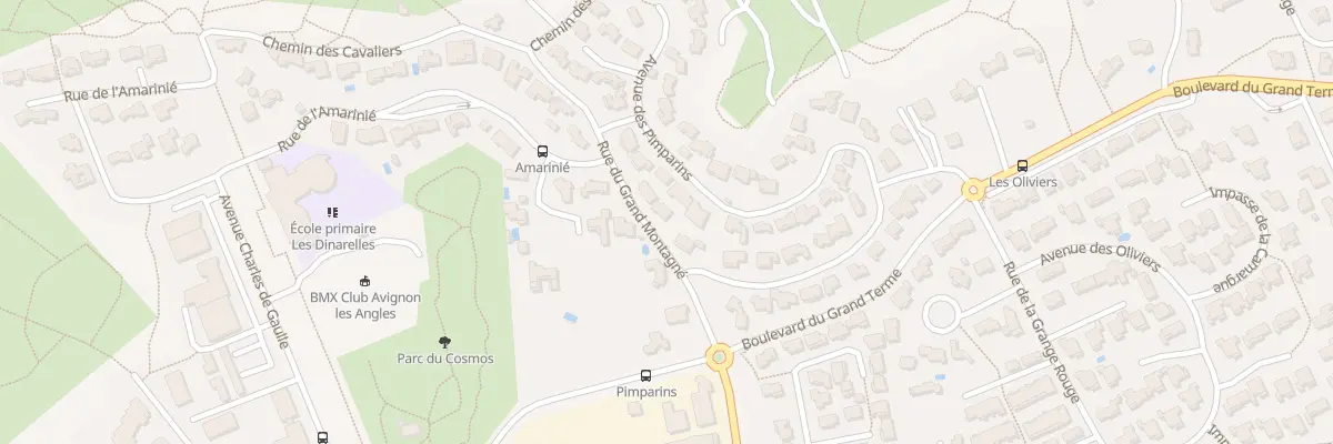 Plan du 460 Rue du Grand Montagné aux Angles