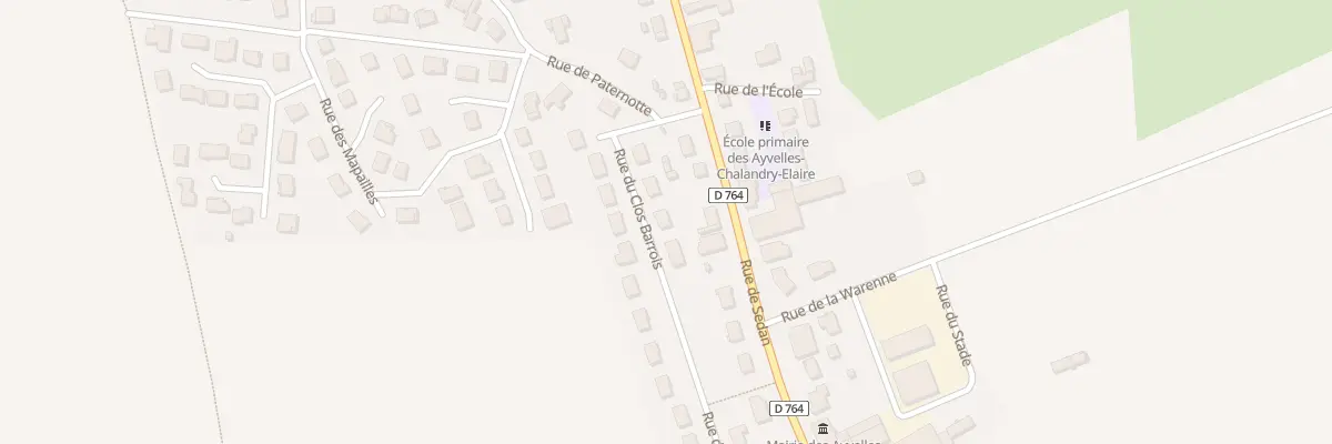 Plan du 16 Rue du Clos Barrois aux Ayvelles