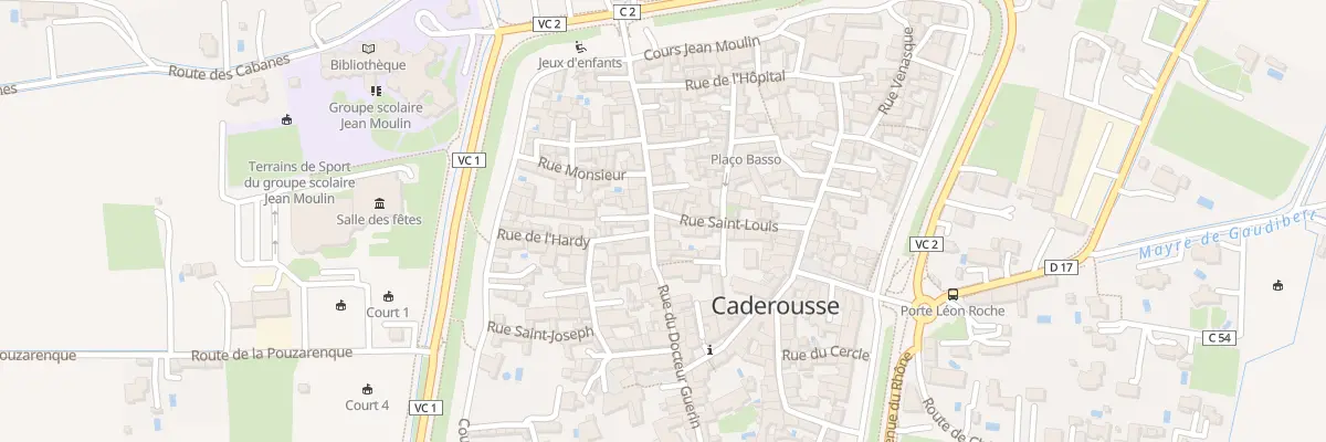 Plan du 21 Rue Saint-Louis à Caderousse