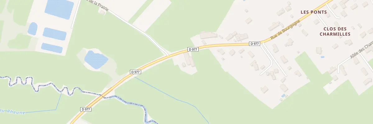 Plan du 39 Rue de Bourgogne à Granges