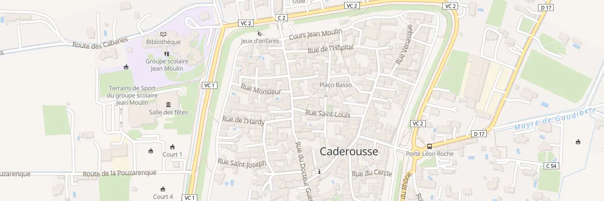 Plan du 27 Rue du Docteur Guerin à Caderousse