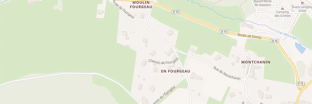 Plan du 761 Rte de Fourgeot à Azé
