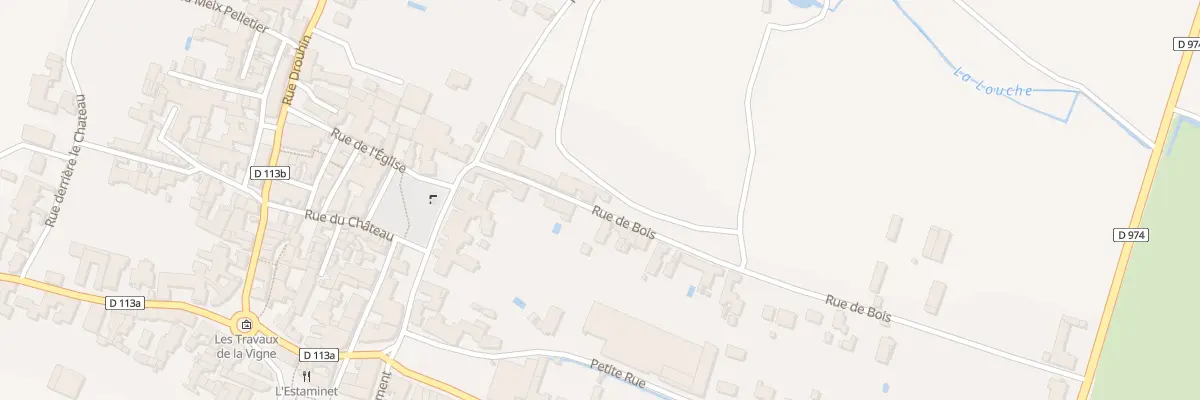 Plan du 4 Rue de Bois à Puligny-Montrachet