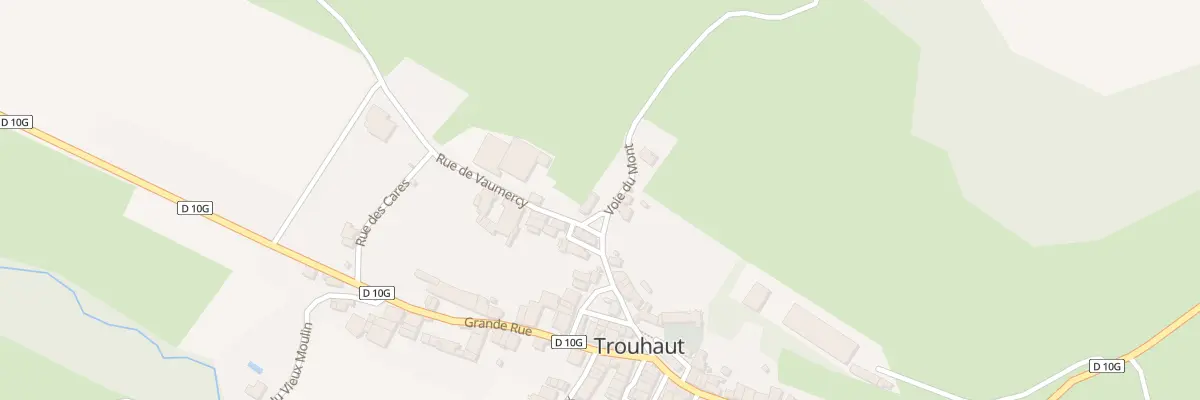 Plan du 1 Voie du Mont à Trouhaut
