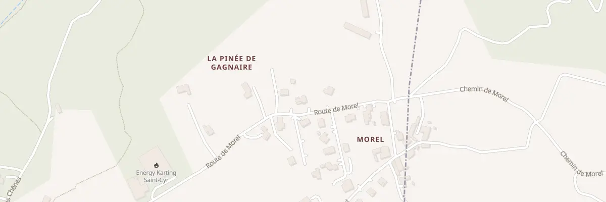 Plan du 1375 Rte de Morel à Saint-Cyr