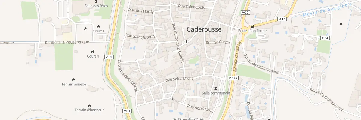 Plan du 48 Rue du Docteur Guerin à Caderousse