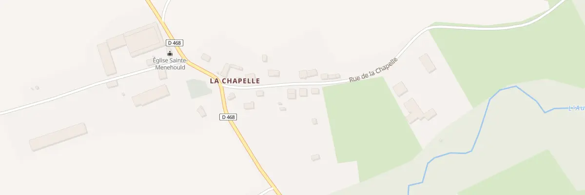 Plan du 12 Rue de la Chapelle à La Chapelle-Felcourt
