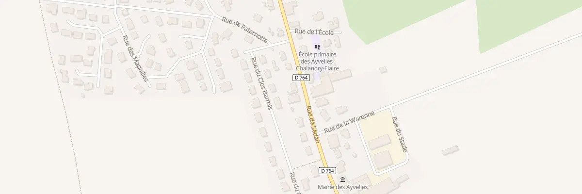 Plan du 56 Rue de Sedan aux Ayvelles